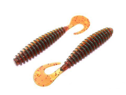 Силіконова приманка Worm Tail 4" колір 77 400509 фото