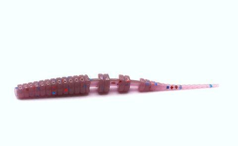 Силіконова приманка Worm 2.2" колір 41 200040 фото