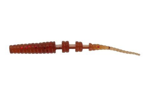 Силіконова приманка Worm 3" колір 34 5491505 фото