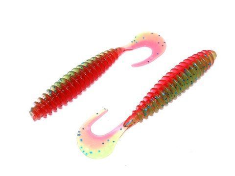 Силіконова приманка Worm Tail 2" колір D.C 08/23 400491 фото