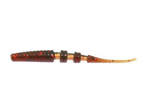 Силіконова приманка Worm 1.6" колір 77 400446 фото