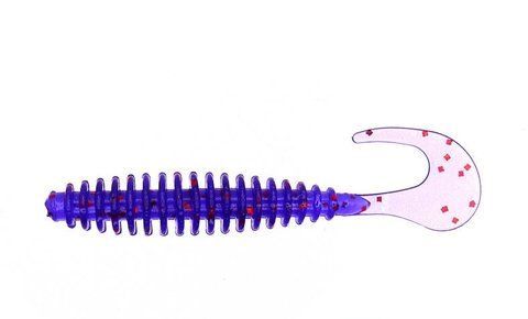 Силіконова приманка Worm Tail 4" колір 38 111386 фото