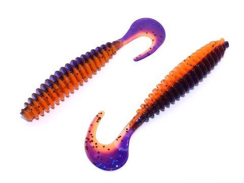 Силіконова приманка Worm Tail 3" колір D.C 05/02 400505 фото